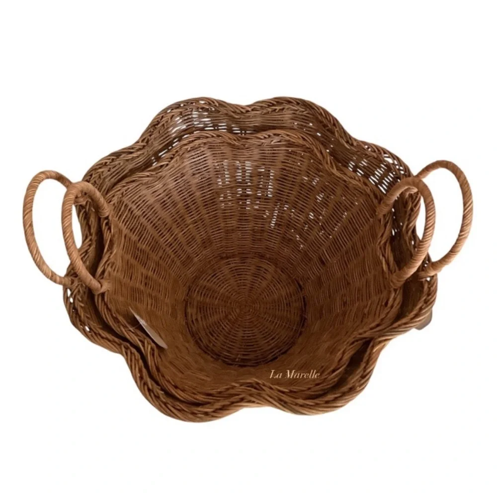 Small Scallop Woven Basket - Threshold™ designed with Studio McGee